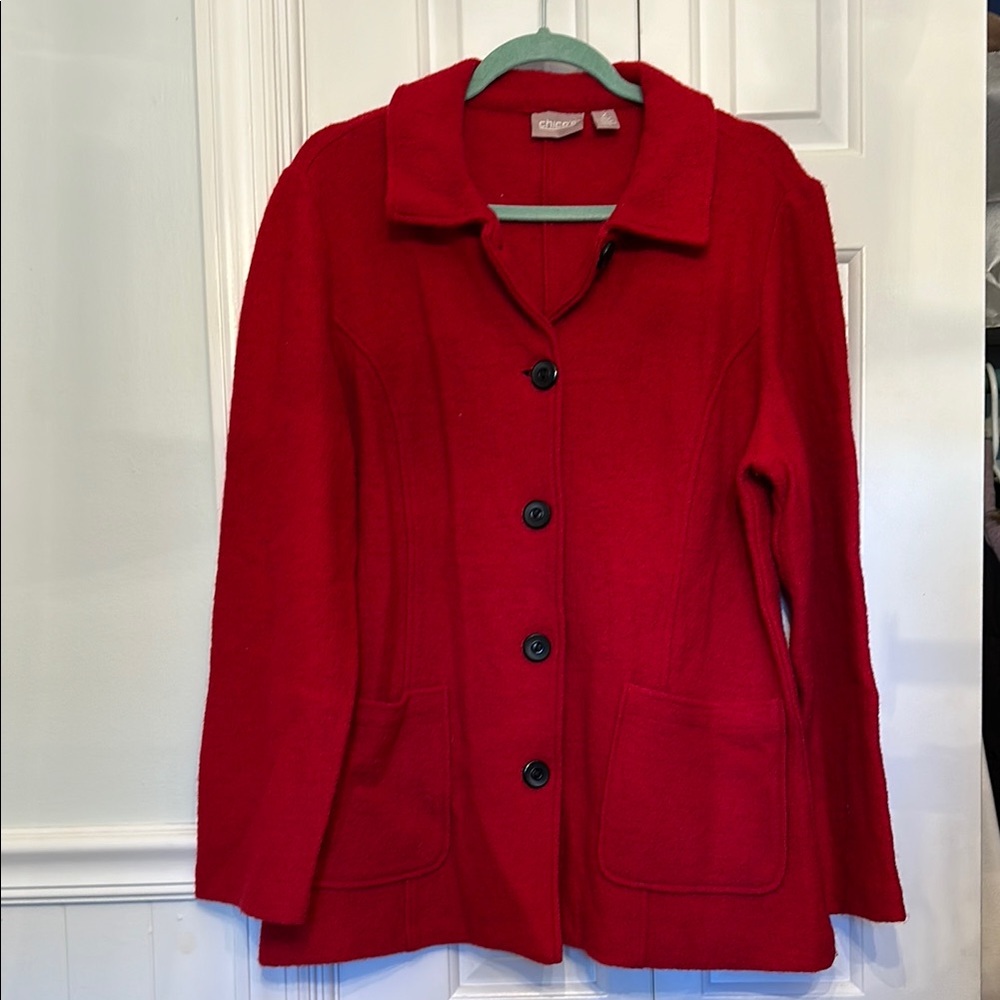 Chico's Red Jacket